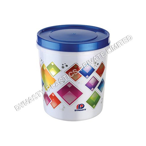 110 X 110 X 135 mm Press Lid Printed Plastic Containers