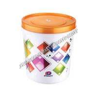 Multicolor 160 X 160 X 190 Mm Press Lid Printed Plastic Containers