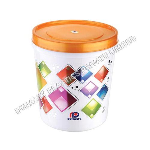 245 X 245 X 285 mm Press Lid Printed Plastic Containers