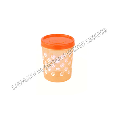 93 X 93 X 115 mm Press Lid Designer Printed Plastic Container