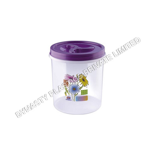 Floral Queen Airtight Plain Plastic Containers 900 ml