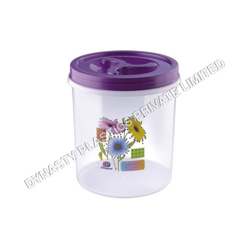 Floral Queen  Airtight Plain Plastic Containers 3500 Ml