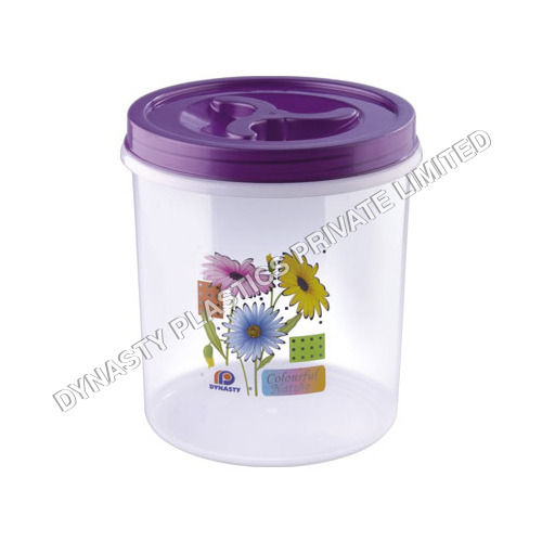 Purple 280 X 280 X 315 Mm Airtight Plastic Containers