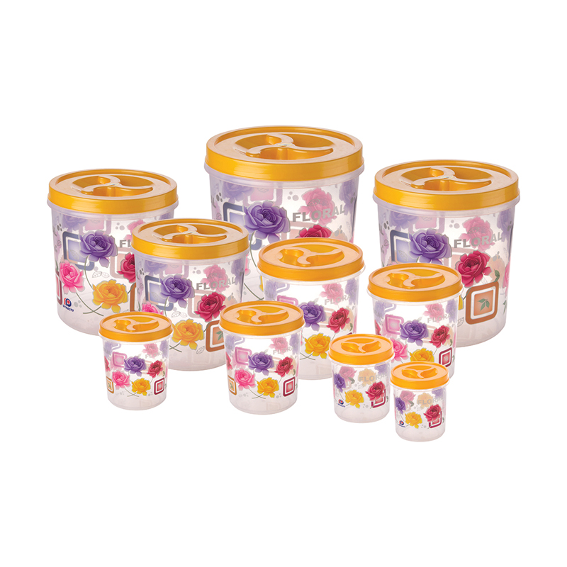 Floral Queen 10 PCS Set Plain