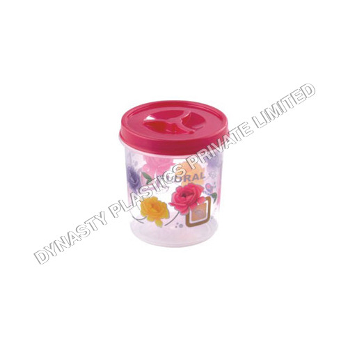 Floral Queen  Airtight Printed Plastic Containers