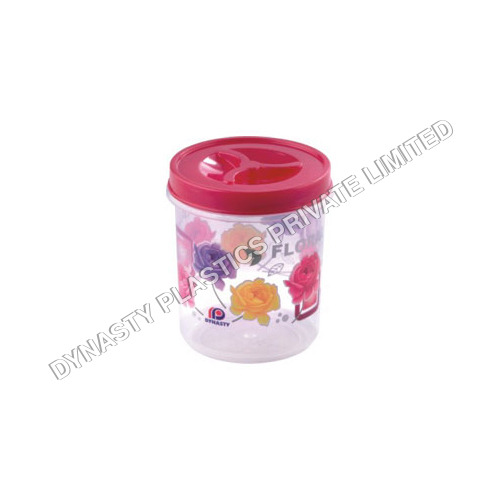 Floral Queen Airtight Printed Plastic Containers