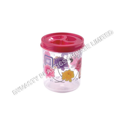 Floral Queen  Airtight Printed Plastic Containers
