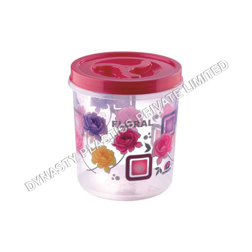 Floral Queen  Airtight Printed Plastic Containers