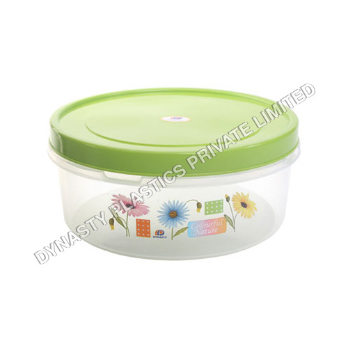 Plain Plastic Round Box For Biscuits