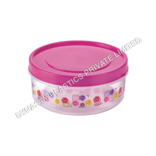 Biscuits Barrel Plastic Printed Box 