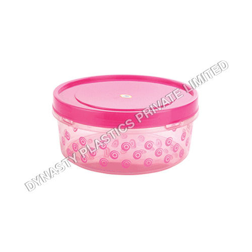 Pink 112x112x50 Mm Plastic Designer Printed Box For Biscuit