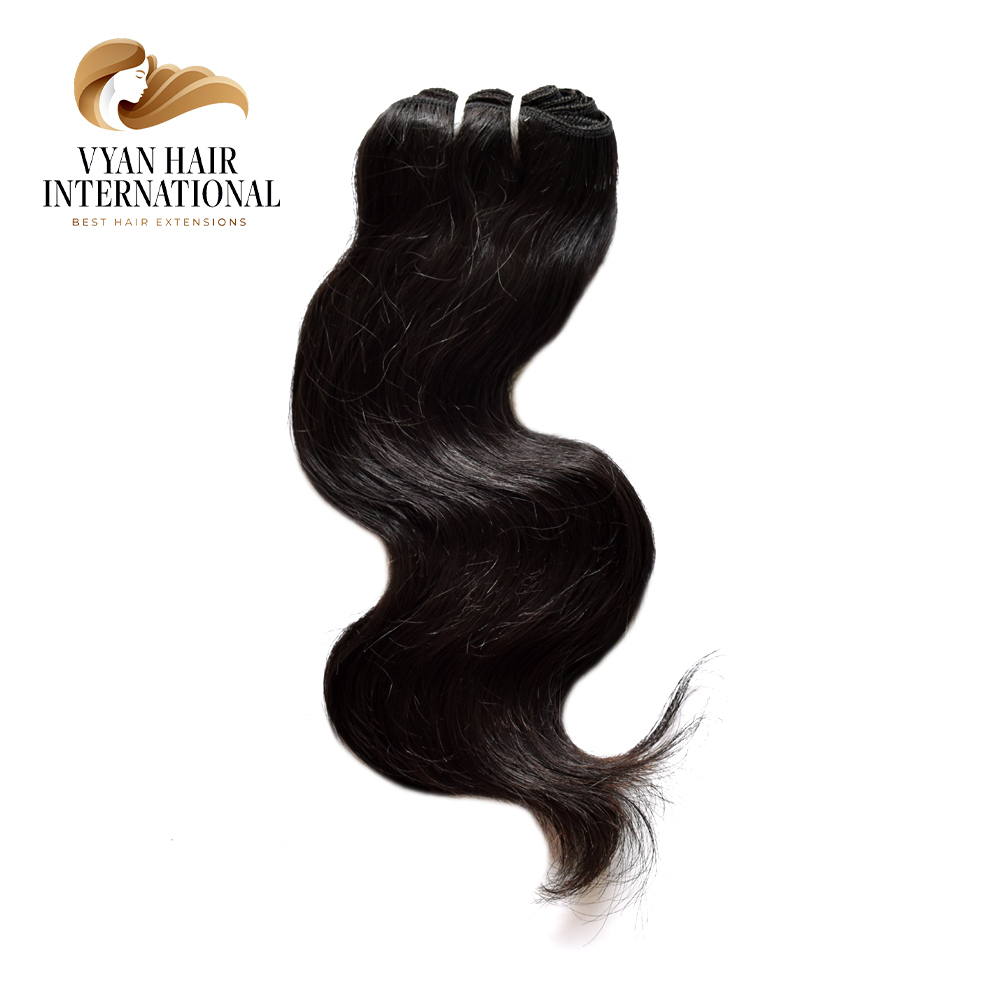 Indian Cambodian Malaysian Raw Unprocessed Human Hair Extensions