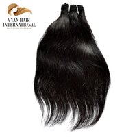 Straight Indian 100% indian Human Hair Extensions Cuticle Aligned Remy Hair Natural Color Bundles