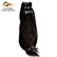 Straight Indian 100% indian Human Hair Extensions Cuticle Aligned Remy Hair Natural Color Bundles