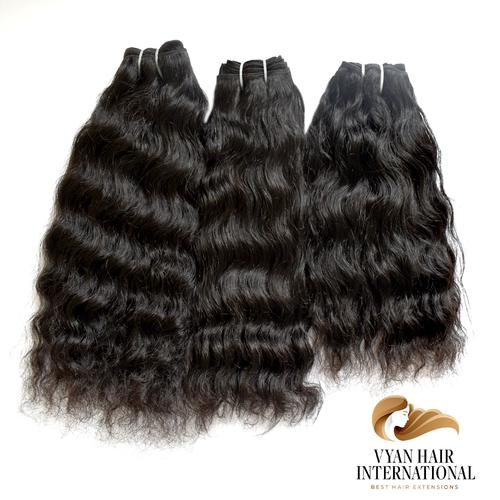 Wholesale Curly Remy Double Weft 100% Cuticle Aligned Raw Human Hair Bundles Natural Weaving Hair