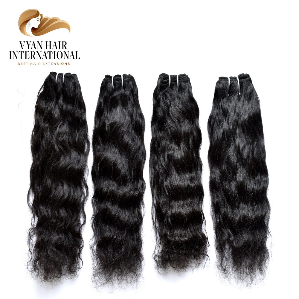 Wholesale Curly Remy Double Weft 100% Cuticle Aligned Raw Human Hair Bundles Natural Weaving Hair