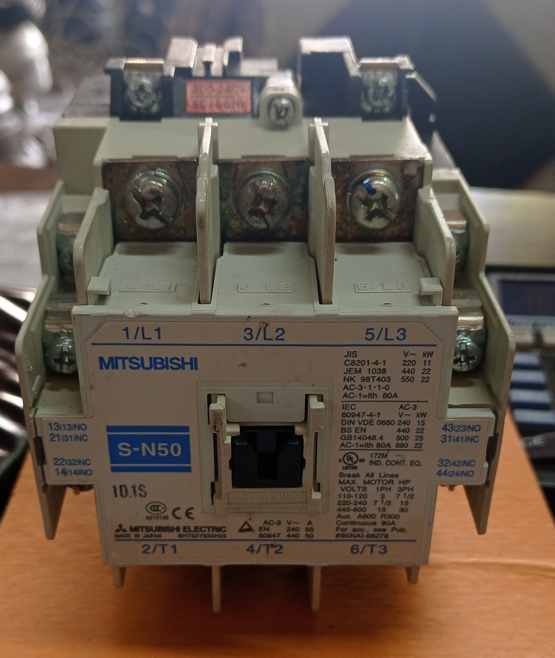 MITSUBISHI S-N50 CONTACTOR