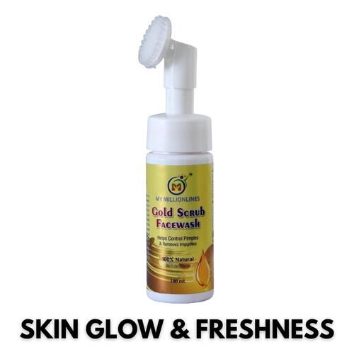 Gold Scrub Facewash ( For SKIN GLOW - FRESH )