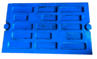 Jaw Crusher Plates - Manganese Steel Grade I, III, VII | 20x20x20 Inch, Grey Black, Induction Melted, Smooth Sand Blasted Finish, Up to 2000 kg Single Piece