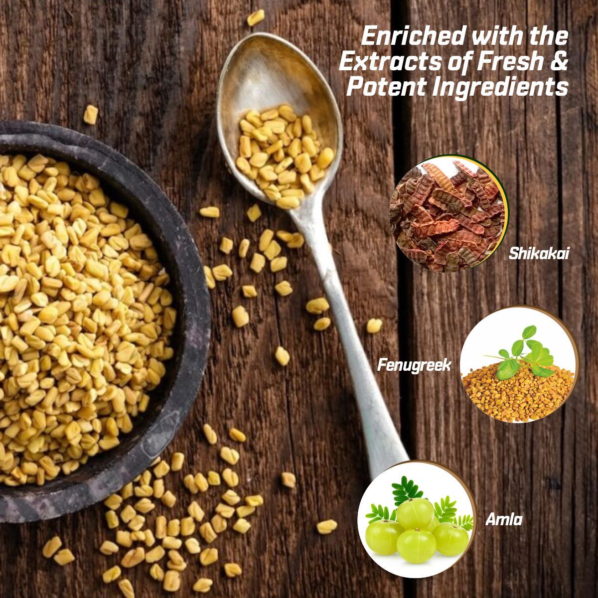 500ml Old Tree Fenugreek Hair Shampoo