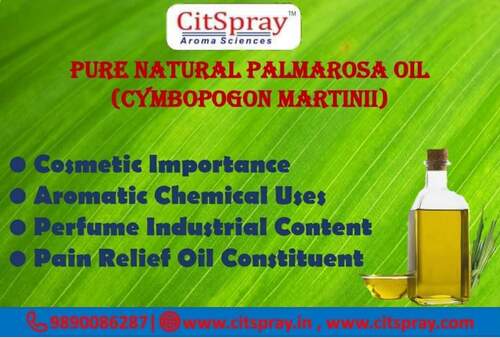 Pure Natural Palmarosa  Oil