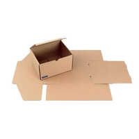 3 Ply Corrugated Box - Coated Paper, Laminated Material, Polished Finish | Lightweight, Embossed Design, Customizable Size & Shape, Moisture Resistant