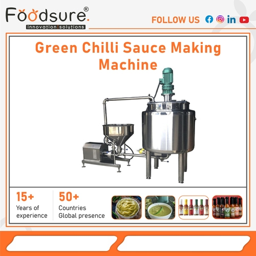 Green Chilli Sauce Making Machine
