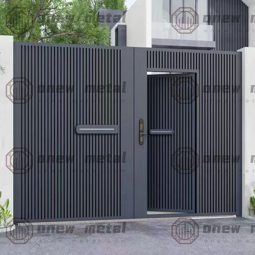 aluminium Gate with smart lock