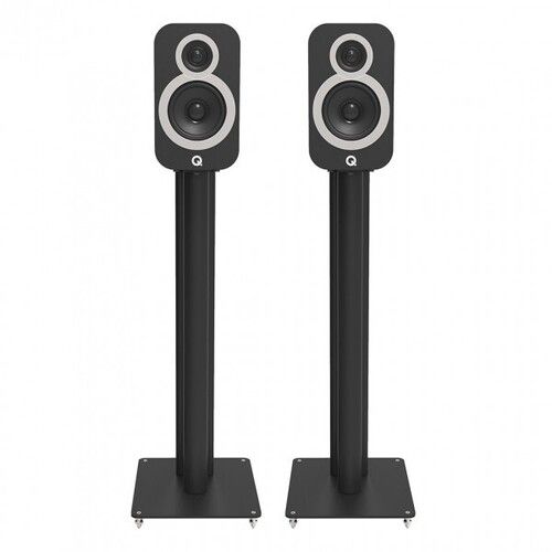 Q ACOUSTICS  Q 3000 FSI BLACK SPEAKER STANDS