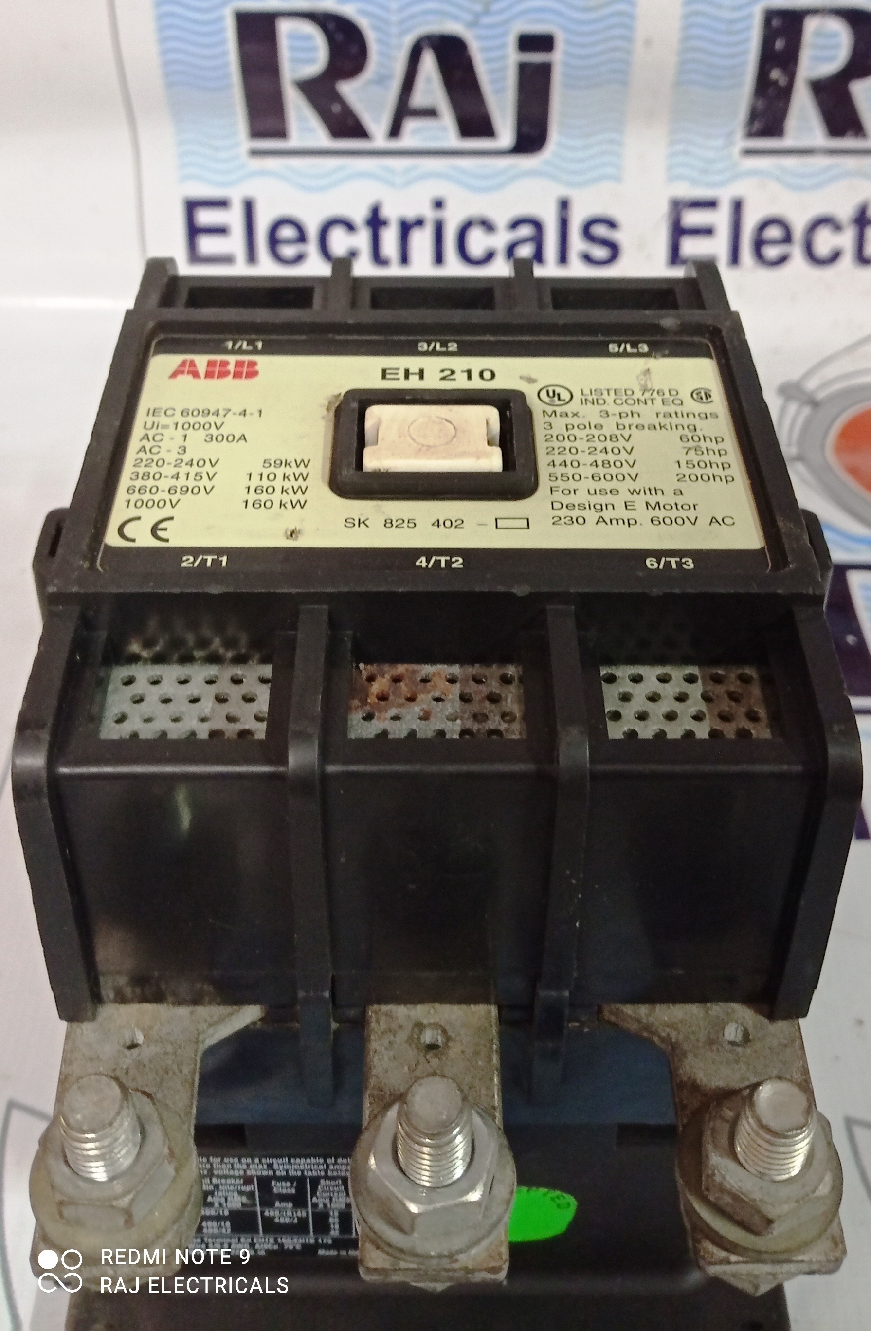 ABB EH-210 CONTACTOR