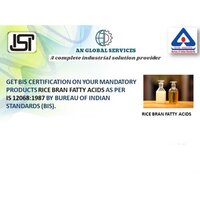 Rice Bran Fatty Acids Isi Certification