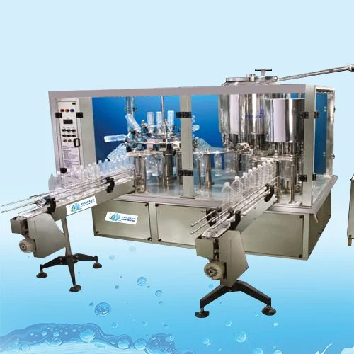 Automatic 60 Bpm Rinsing Filling And Capping Machine
