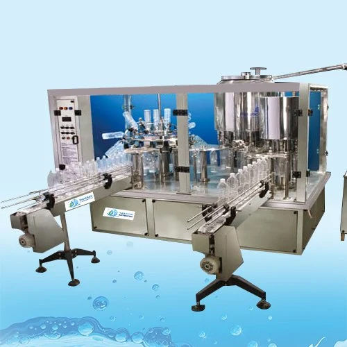 Automatic 120 Bpm Rinsing Filling And Capping Machine