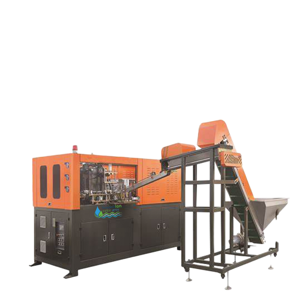 Blue-Grey 60 Bpm Pet Stretch Blow Moulding Machine