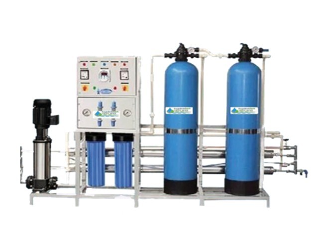 1000 Lph FRP RO Plant - Semi-Automatic Water Purification System | Durable FRP Material, Higher Purity Level, Electric Power Operation, Ideal for Home and Industry