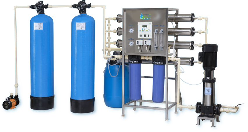 4000 Lph FRP RO Plant - Durable FRP Material, Full Automatic System | High-Quality Drinking Water Production, Electric Power Source, Higher Purity Level