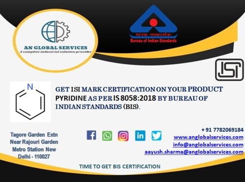 Pyridine Isi Certification