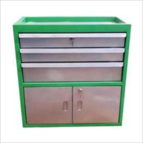 Mild Steel 3 Drawers Trolley