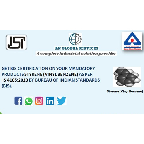 Styrene Vinyl Benzene ISI Certification