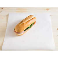 White Food Grade Paper - 12x12 & 14x14 Inch, 0.6 - 0.7mm Thickness | Oil Proof, Ideal for Food Wrapping & Attractive Presentations