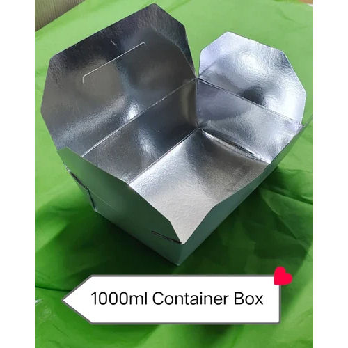 Silver Paper Aluminium Container