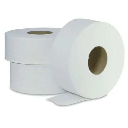 White Toilet Tissue Roll Application: Office & Hotel