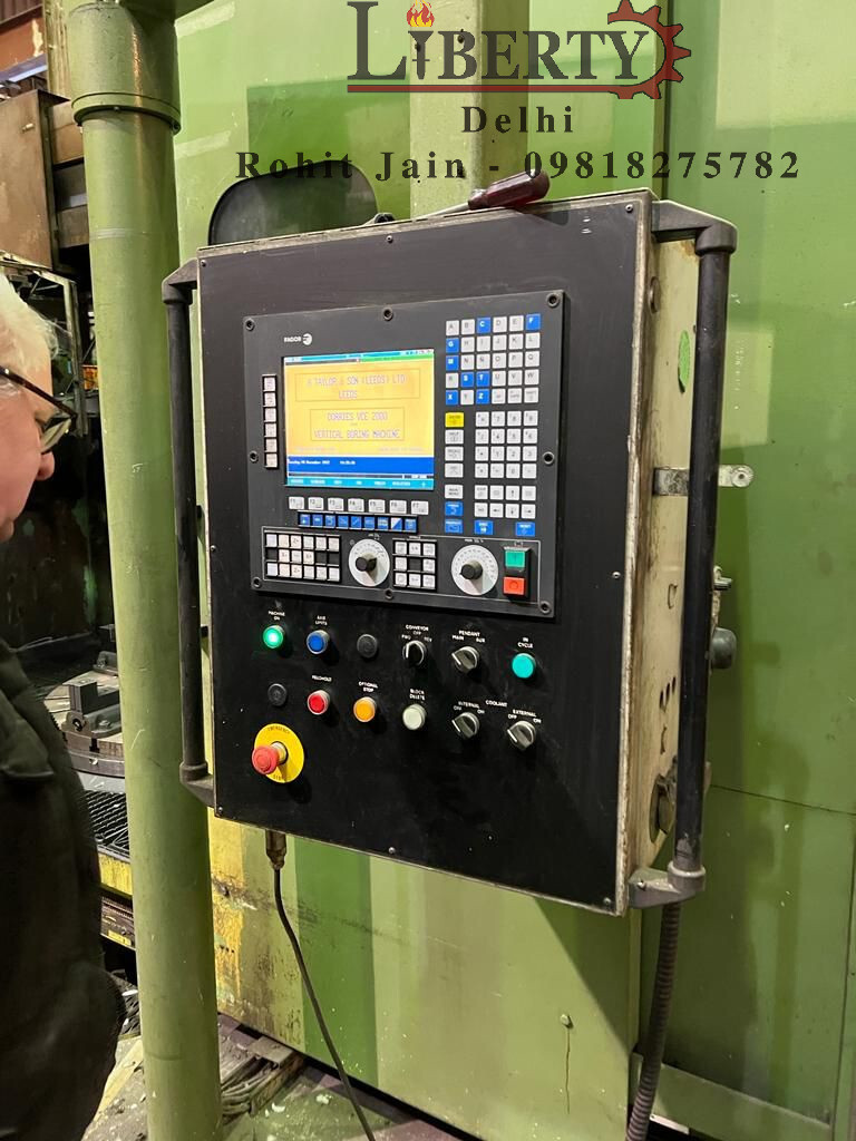 Dorries 2100 mm Swing Ram-type CNC VTL Machine