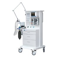 Anesthesia Workstation Diamond - Ergonomic Design, Microcomputer-controlled Ventilator, Pneumatic Transmission System | High Mobility, Folded Respiratory Bellows