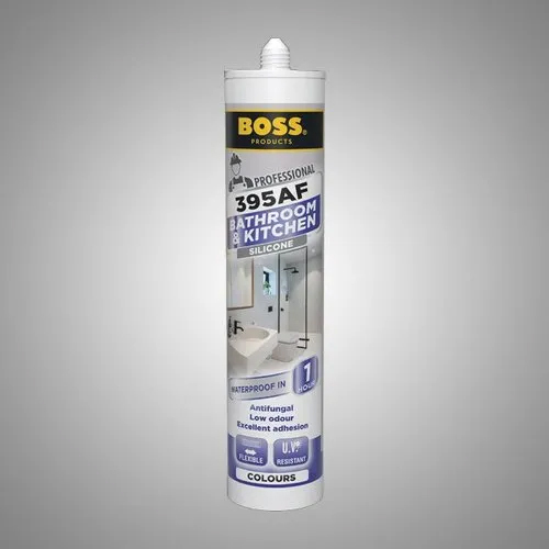BOSS 395 AF Bathroom And Kitchen Silicone Sealant