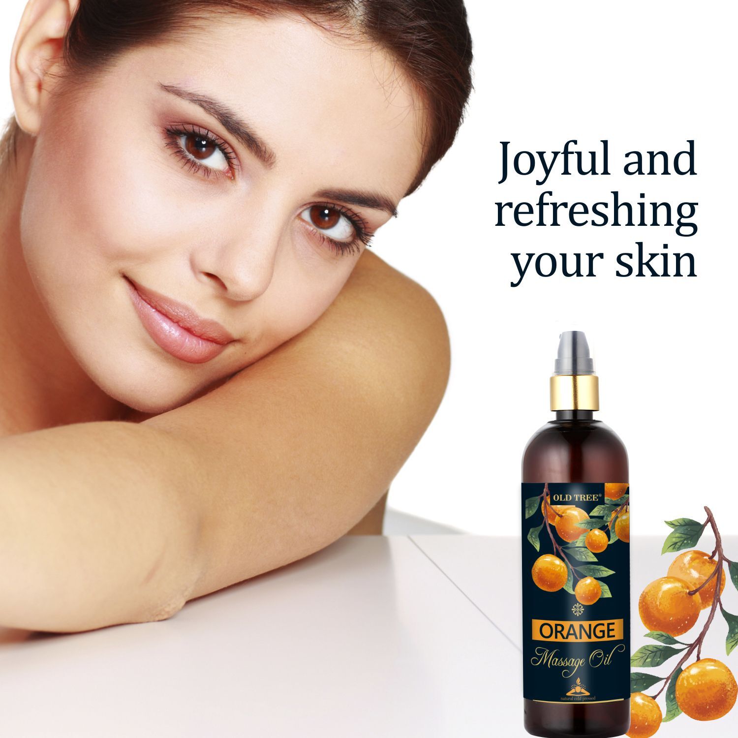 Orange Massage Oil 250ml - Old Tree