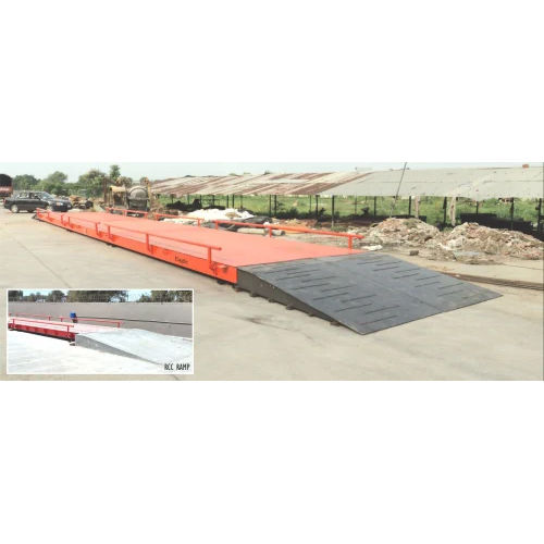 Black & Red Pitless Weighbridge