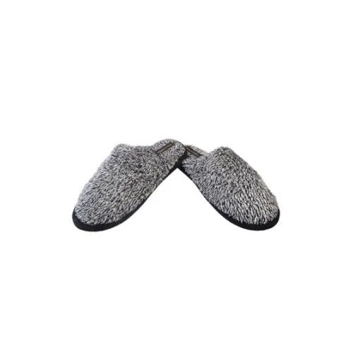 Grey Closed Toe Non Woven Slippers