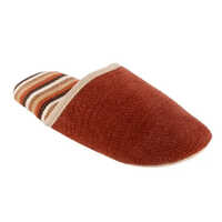 Brown Front Close European House Slippers