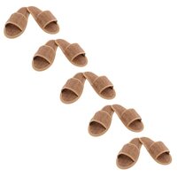 Open Toe Fancy Jute Bathroom Slipper